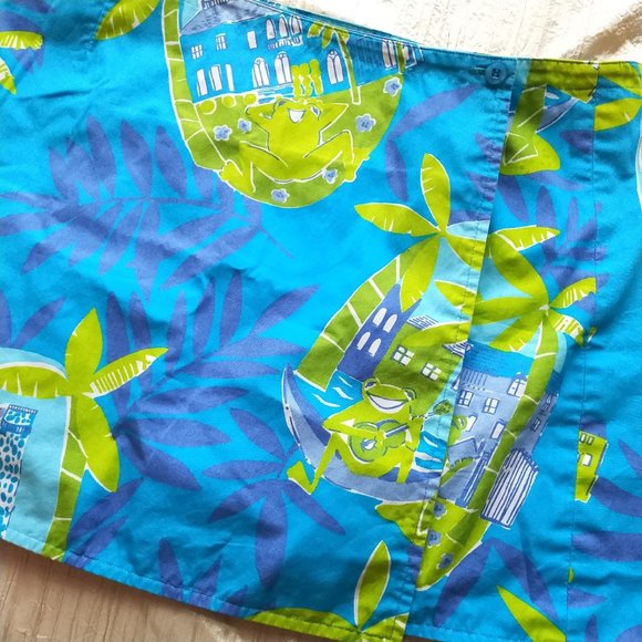 Lilly Pulitzer Reversible Wrap Mini Skirt💞 - Picture 5 of 5